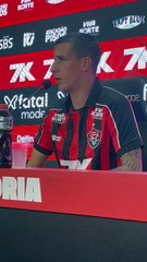 Novo atacante do Vitória revela primeiro pensamento ao ser desejado pelo clube: “Não pensava em sair”