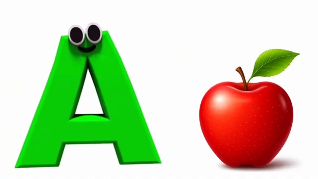 Phonics Song with TWO Words - A For Apple - ABC Alphabet Songs with ...