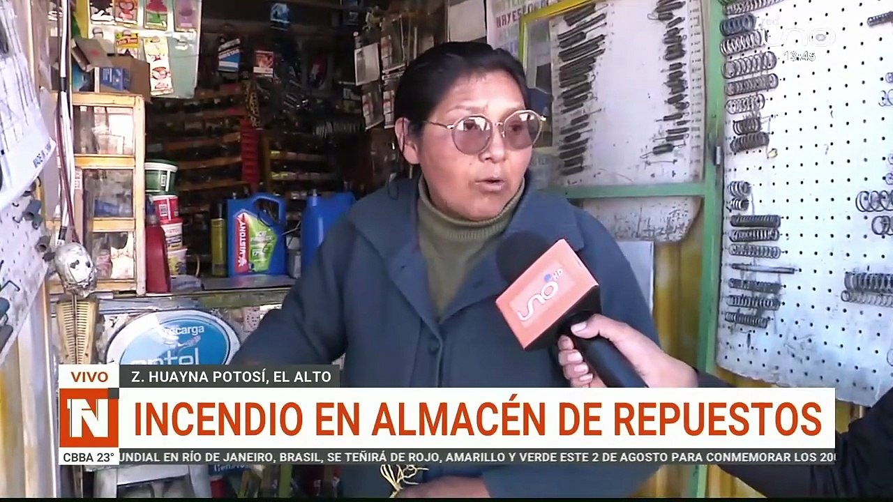 INCENDIO ALMACÉN