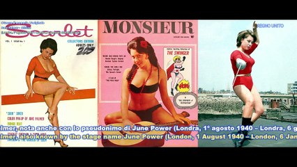 June Palmer -  Attrice (Londra, 1º agosto 1940 – Londra, 6 gennaio 2004) 84 anni