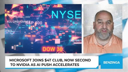 Microsoft Joins $4T Club, Now Second To Nvidia As AI Push Accelerates