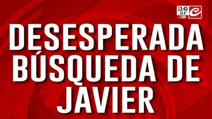 Desesperada búsqueda de Javier: fue a cenar con su primo y desapareció