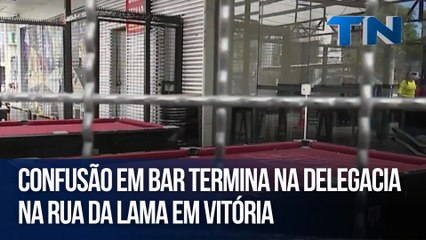 Confusão em bar termina na delegacia na Rua da Lama em Vitória