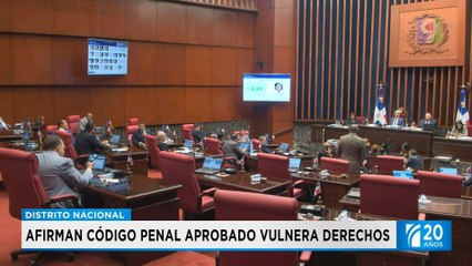 Critican proyecto de Código Penal aprobado | Primera Emisión SIN