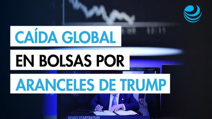 Las bolsas mundiales operan con pérdidas por los nuevos aranceles de Trump