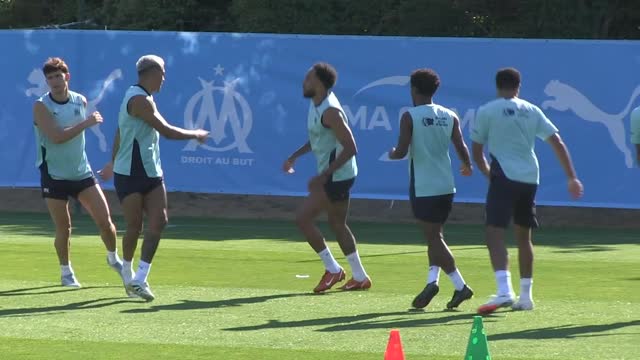 Marseille - Premier entraînement pour Aubameyang