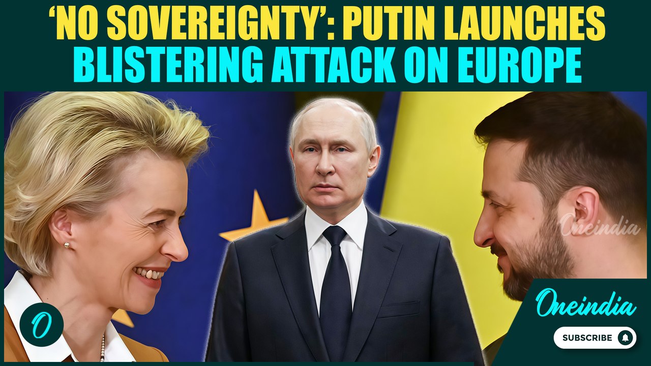 Putin's MOST BRUTAL Attack on EU, Says EU Sovereignty is DEAD; Putin Declares EU Doomed to COLLAPSE