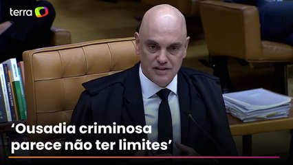 Moraes compara ações de ‘traidores da Pátria’ às de milicianos; confira discurso na íntegra