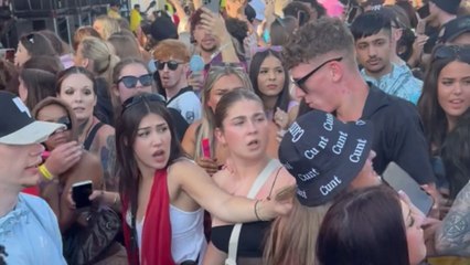 Musical show thrown off-beat by a woman's wild and wobbly behavior