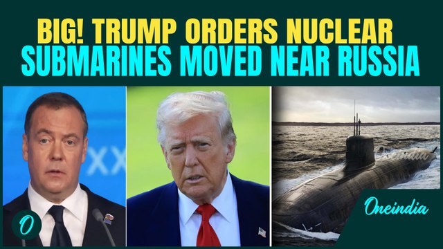 Trump SPARKS Cold War 2.0? U.S Nuclear Submarines Surge Toward Russia After Trump-Medvedev Clash