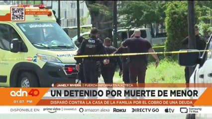 Hay un detenido por el asesinato a balazos de un niño en Tlajomulco