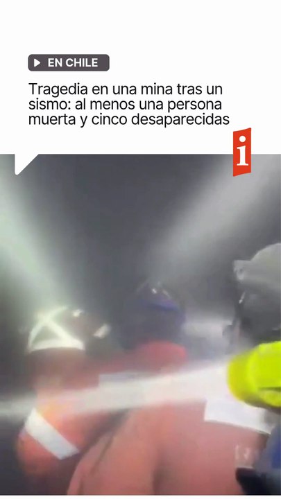 🔴Cinco mineros atrapados tras derrumbe en una mina en Chile