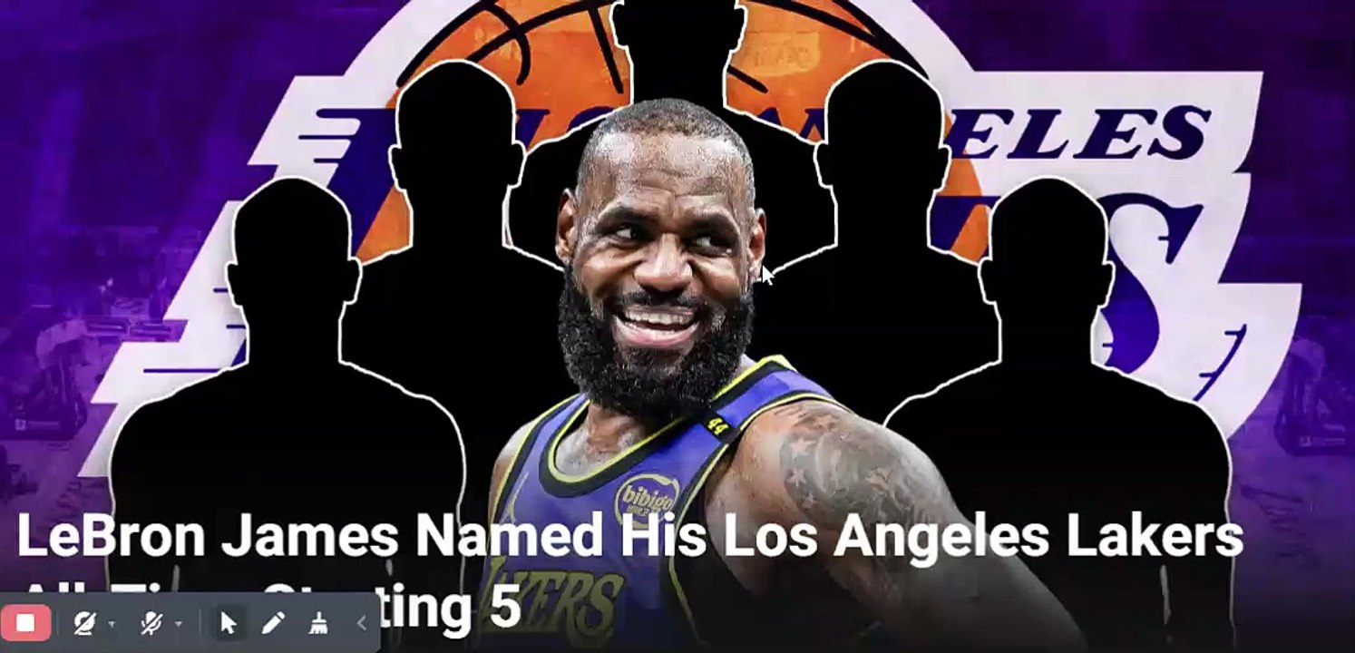 LeBron James Named His Los Angeles Lakers All-Time Starting 5