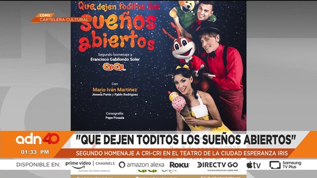 ¿Sin plan este fin de semana? Checa la cartelera cultural de CDMX: arte, música, teatro y más