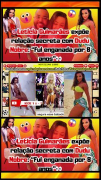 Escândalo!#DuduNobre é acusado de manter relação extraconjugal com #LeticiaGuimarães por 8 anos! 😲.Notícias 100 notícias dos Famosos