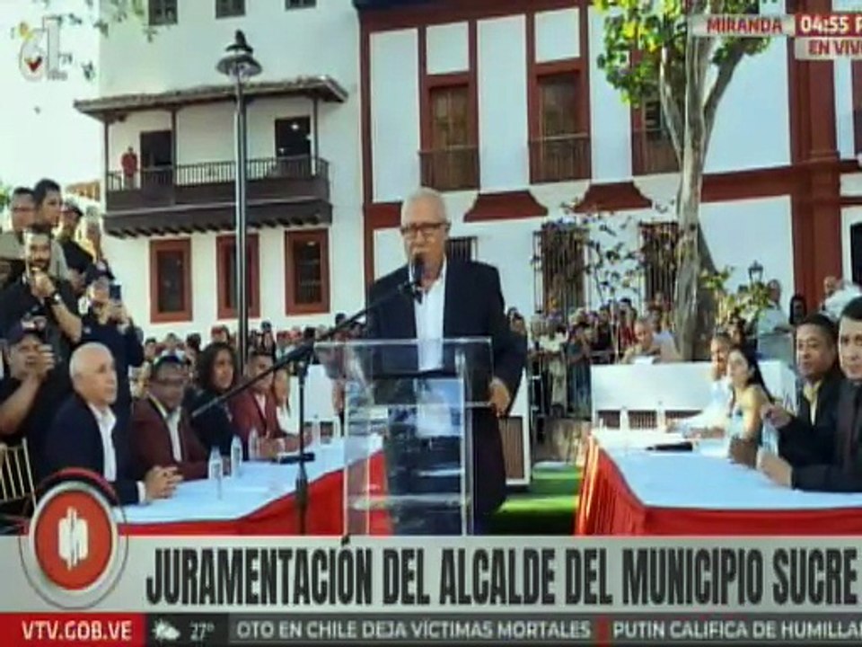 Miranda | Alcalde electo Diógenes Lara es juramentado ante el CNE y junto al pueblo del mcpio. Sucre