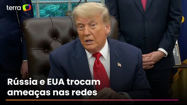 Estados Unidos posicionaram submarinos nucleares após ameaça da Rússia, diz Trump