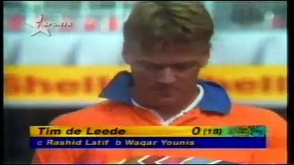 1996 CWC | Pakistan vs Netherlands, 17th Match at Lahore.