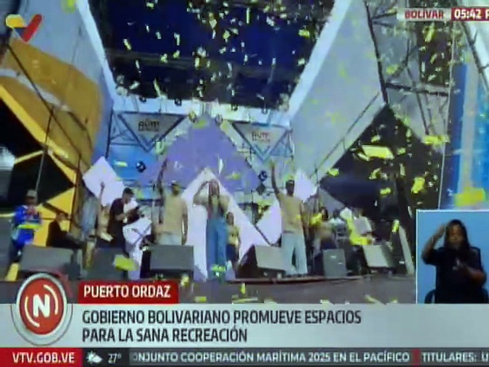 Bachilleres del edo. Bolívar celebraron su cierre escolar con la Ruta Live Bachiller 2025