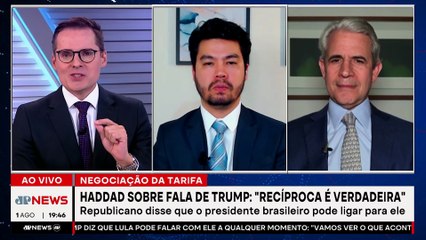 Fernando Haddad elogia falas de Trump para Lula sobre negociações
