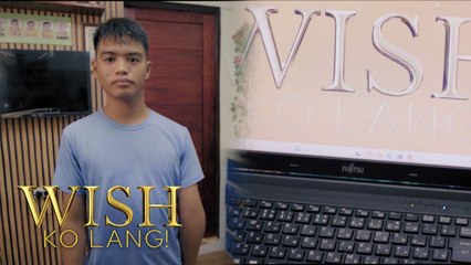 Laptop na pangarap ng isang PWD na binata, natupad para sa kanyang pag-aaral | Wish Ko Lang