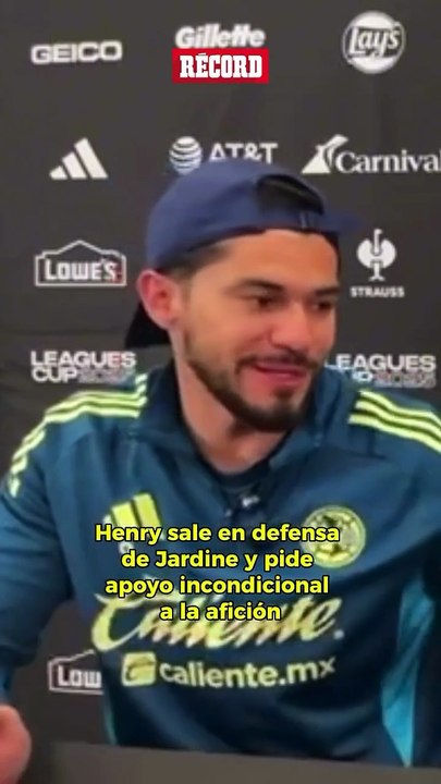 HENRY EN DEFENSA DE JARDINE La mala racha del América está cayendo en André Jardine y el capitán azulcrema salió en su defensa