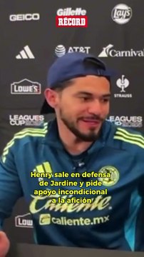 HENRY EN DEFENSA DE JARDINE La mala racha del América está cayendo en André Jardine y el capitán azulcrema salió en su defensa