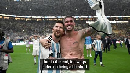 De Paul and Messi 'always dreamed of playing together' at club level