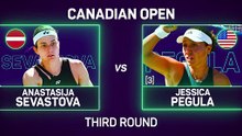 Sevastova stuns Pegula to end three-peat bid in Cananda
