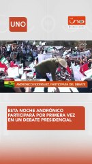 Andrónico participará por primera vez en un debate presidencial esta noche