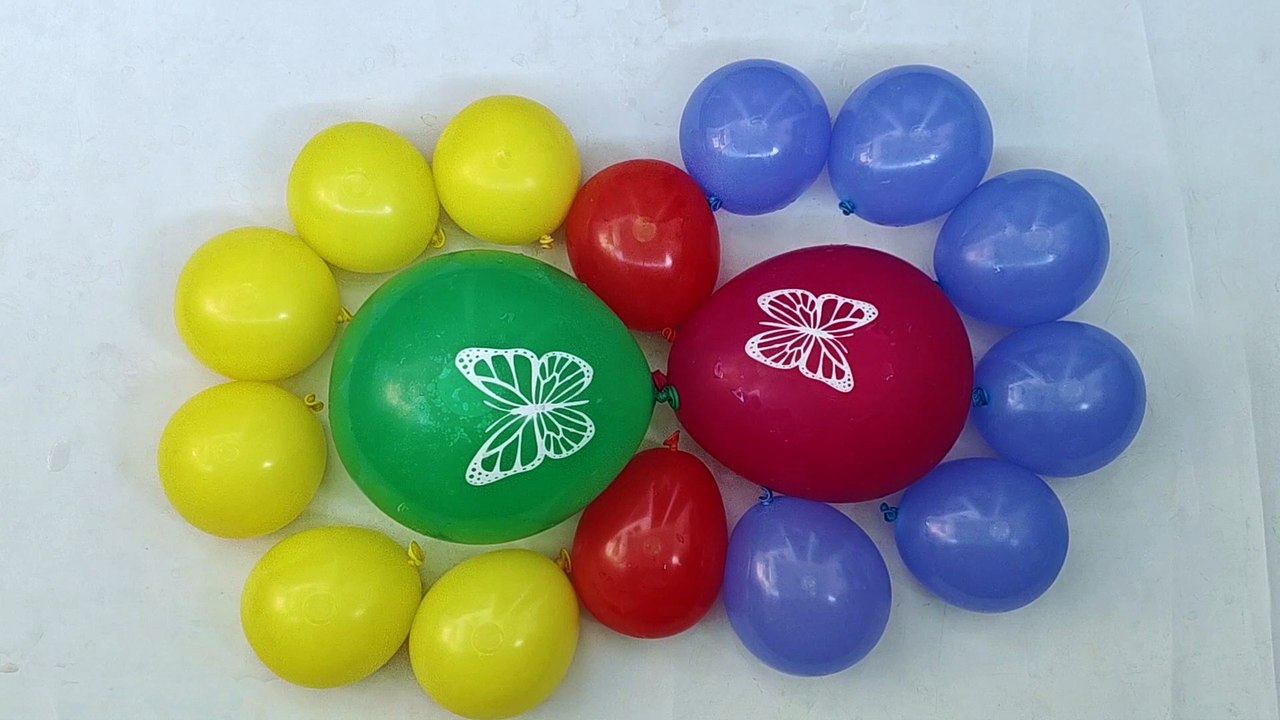 Satisfying Sunflower Small Balloons Orbeez Popping Reverse #Balloonsasmr #satisfying #BalloonPopping