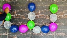 Popping Rainbows Orbeez and Blue Orange Pink Balloons Satisfying #Balloonsasmr #satisfying #BalloonPopping