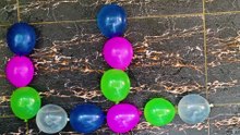 Popping Pink Blue Rainbows Orbeez Reverse ASMR Satisfying #poppballons #asmr #Balloonsasmr #satisfying #BalloonPopping