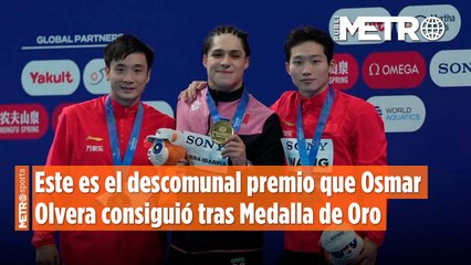Este es el descomunal premio que Osmar Olvera consiguió tras Medalla de Oro