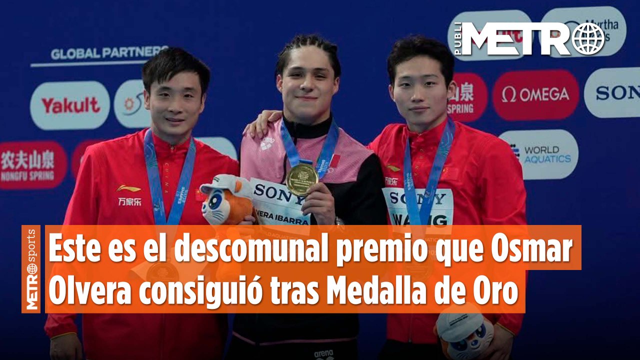 Este es el descomunal premio que Osmar Olvera consiguió tras Medalla de Oro