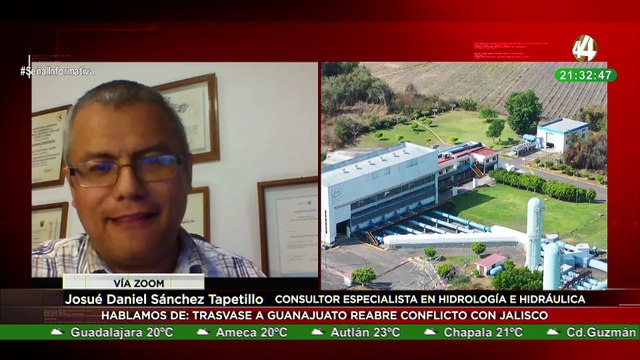 Josué Daniel Sánchez nos explica sobre la construcción de un acueducto de 140 km de la presa Solís