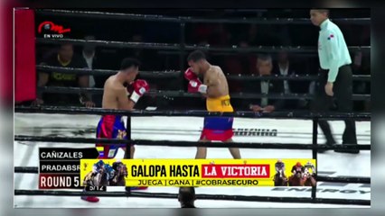 Así fue el nocaut del venezolano CCC Cañizales sobre Panya Pradasbri