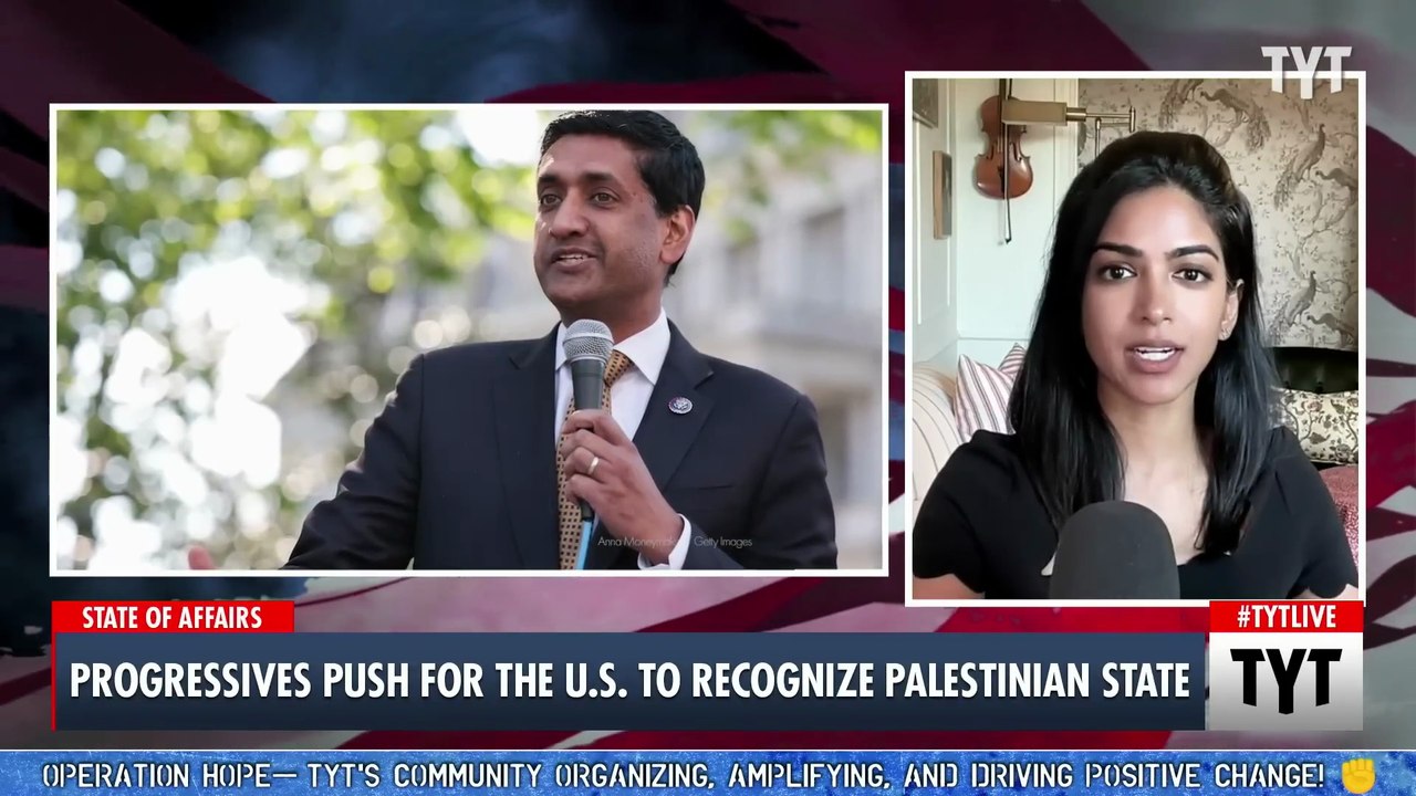 Progressives Push For The U.S. To Recognize Palestinian State