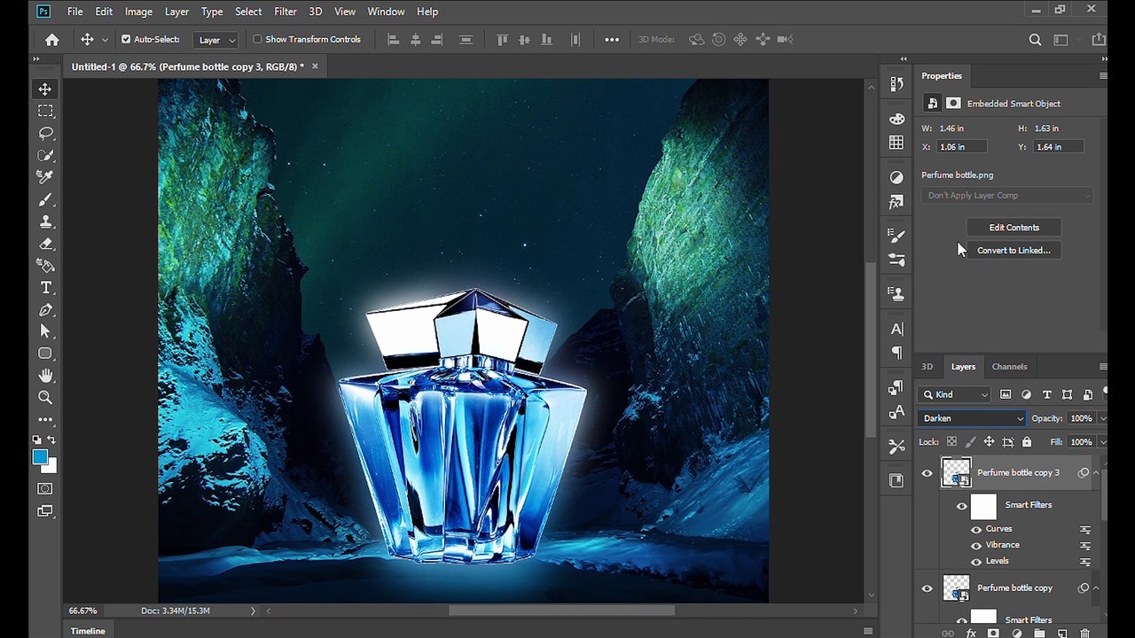 Perfume Product Social Media Post Design in Photoshop 2025 #photoshop #tutorial #design