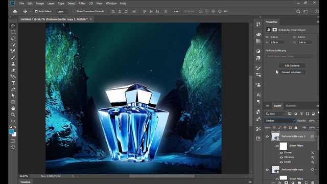 Perfume Product Social Media Post Design in Photoshop 2025 #photoshop #tutorial #design