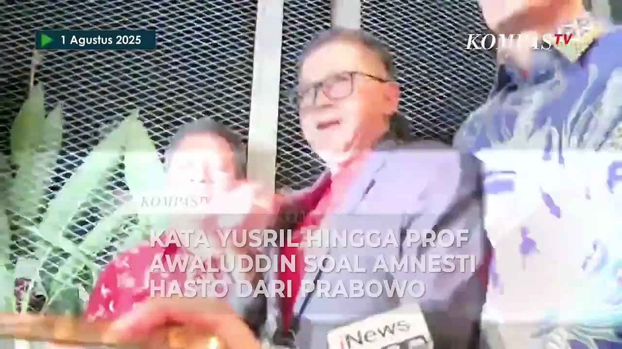 Kata Yusril hingga Prof Awaluddin soal Amnesti Hasto dari Presiden Prabowo - PARASOT