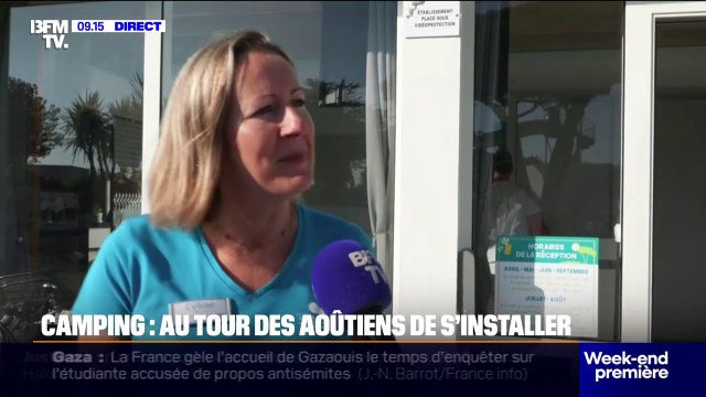 C'est une saison un peu en demi-teinte car juillet a eu du mal à se mettre en route : une directrice d'un camping compte sur le mois d'août pour réussir sa saison