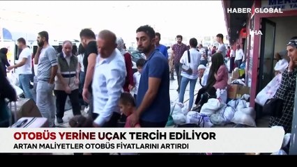 Otobüs yerine uçak tercih ediliyor
