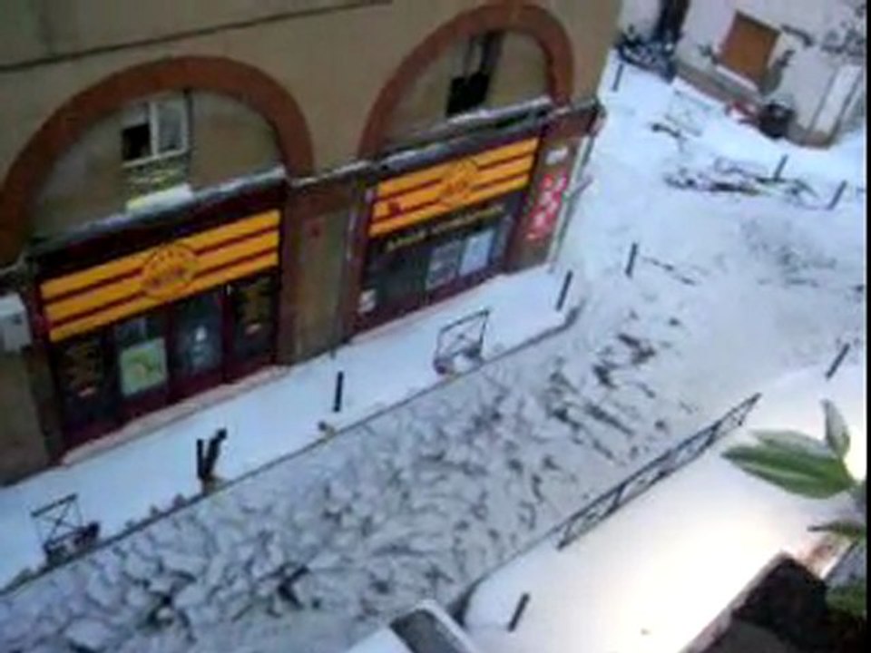 Orage pluie et grêle