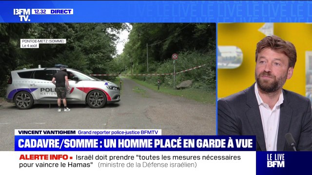 Corps éviscéré dans la Somme: un suspect placé en garde à vue pour assassinat