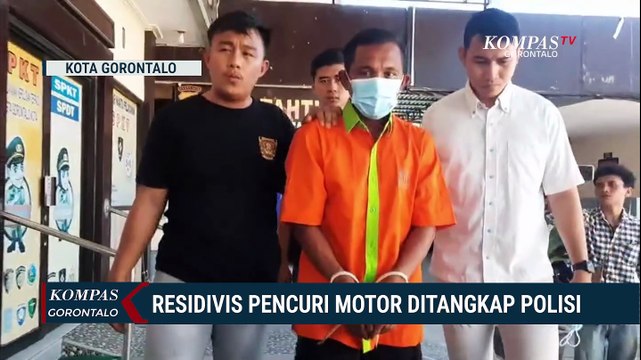 Polisi Bekuk Residivis Pencurian Sepeda Motor di Kota Gorontalo