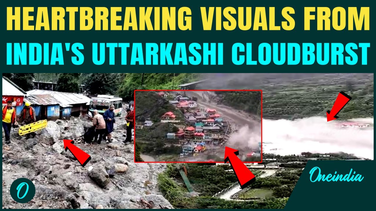 BREAKING: Cloudburst RIPS Through Uttarakhand Village—4 Dead, 50 Missing as Flash Floods SWEEP Homes