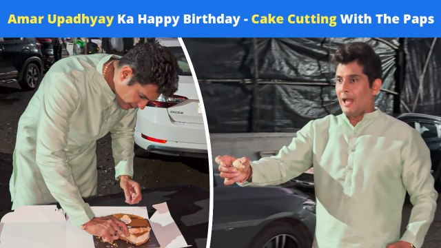 Cake Cutting: Amar Upadhyay Celebrates His B'day With The Media | Kyunki Saas Bhi Kabhi Bahu Thi