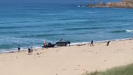 Watch: £18m cocaine smugglers in 28-mile police chase off Cornwall coast