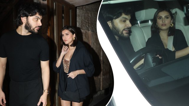 Tara Sutaria & Veer Pahariya The New Love Birds Of B-Town Get Snapped For Their Dinner Date